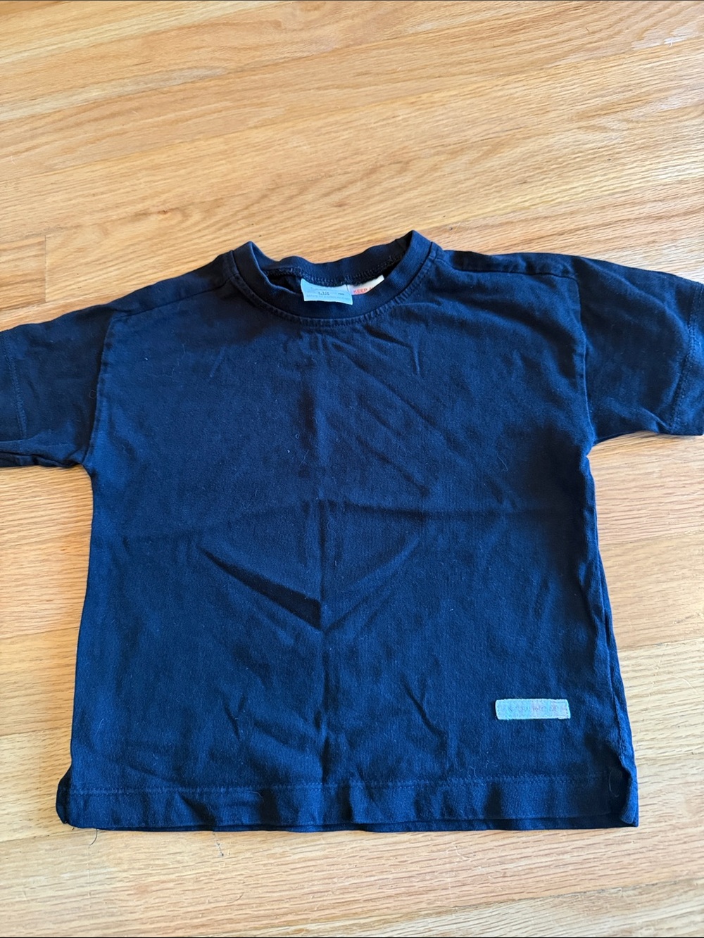 Zara Black Short-Sleeve Kids Tee